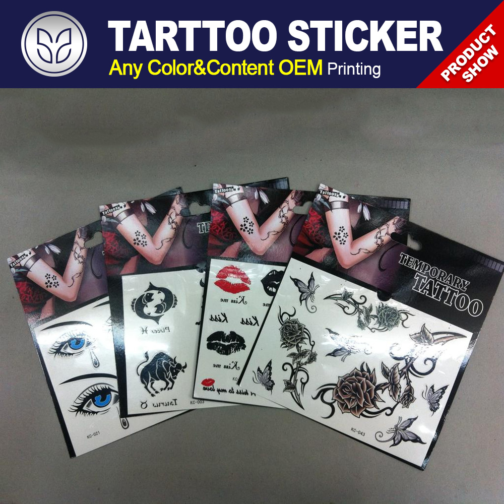 Custom Tattoo Stickers Printed