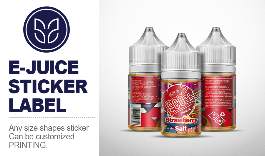 E-juice Label sticker OEM Printing