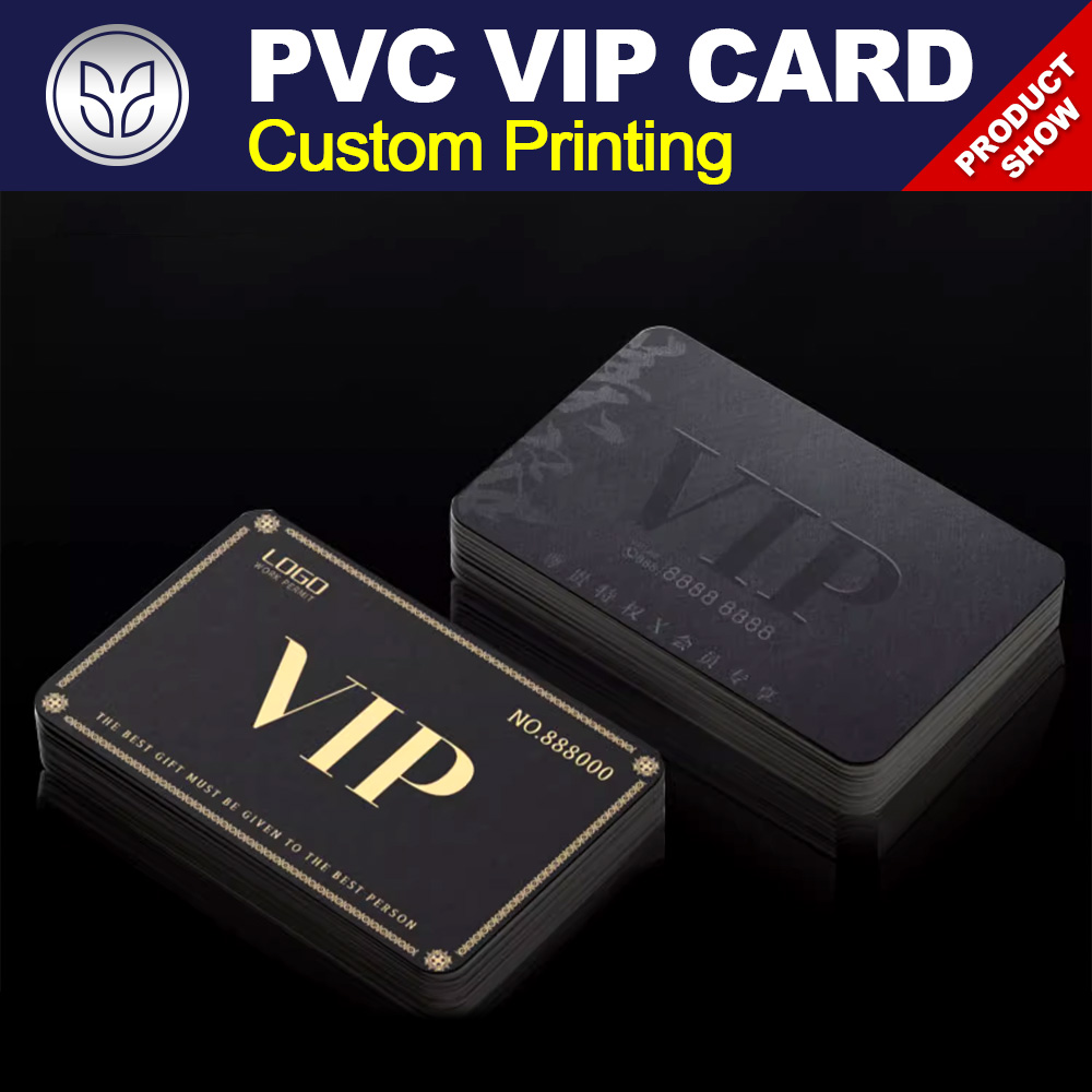 Custom VIP Card Printing die-cutting for PVC material water-proof plastic card printable
