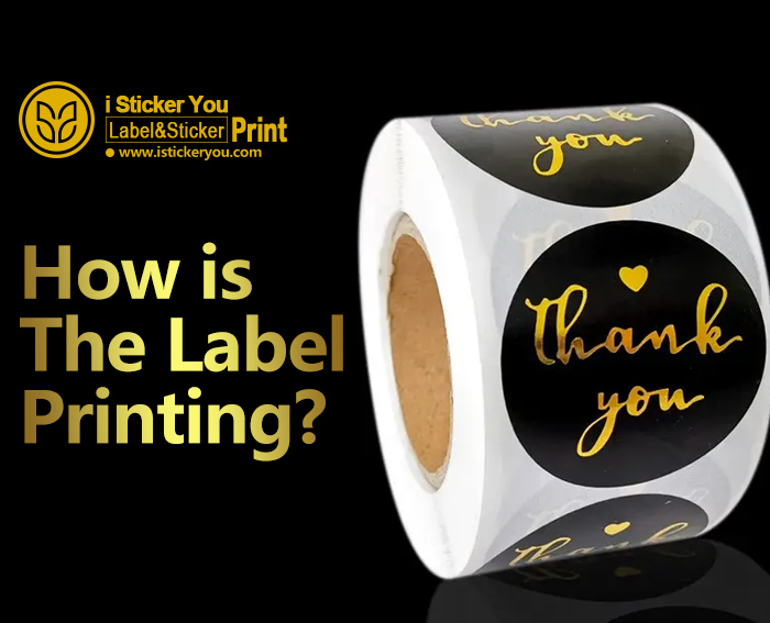 The full-printing-process about the label sticker customized.