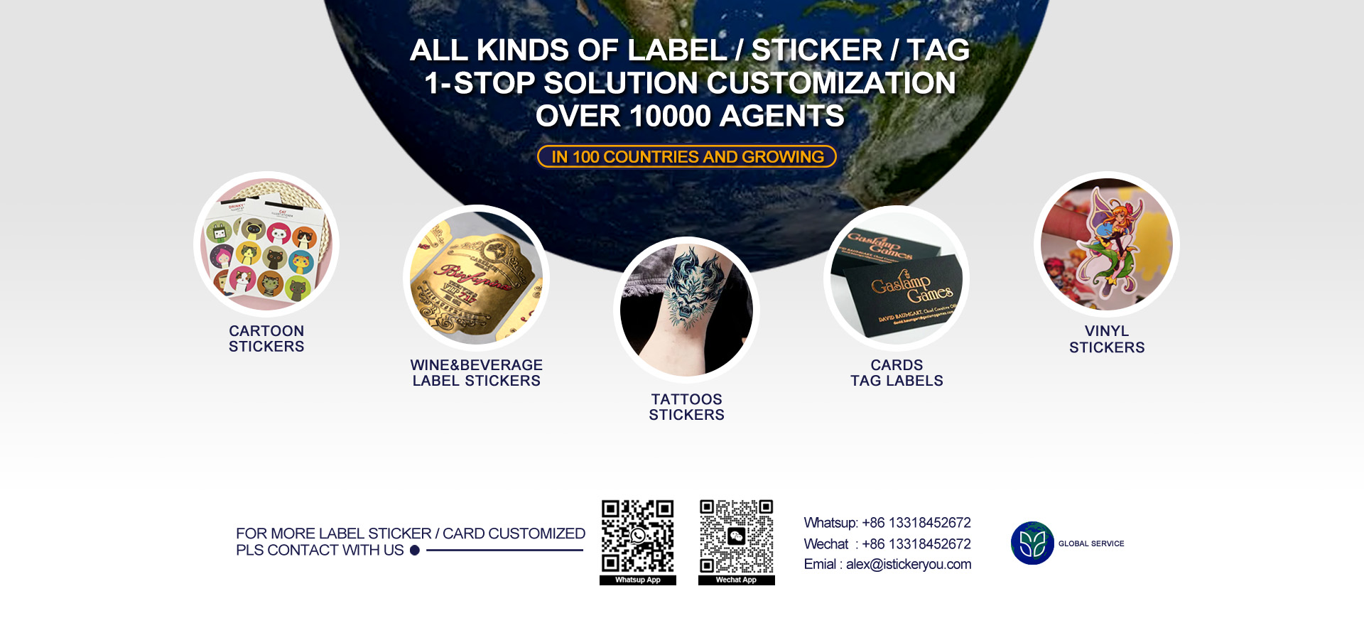 sticker lable printing factory