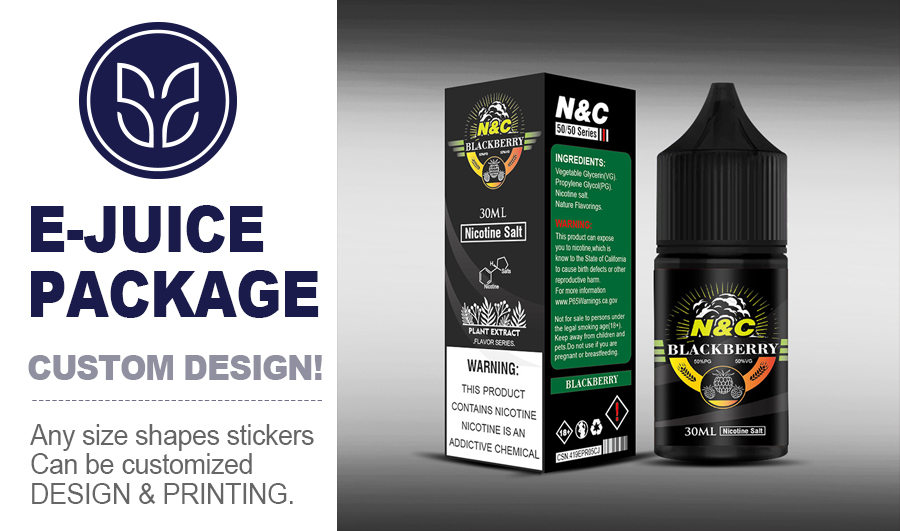 E juice labels Design case from istickeryou